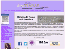 Tablet Screenshot of dizatiaras.co.uk